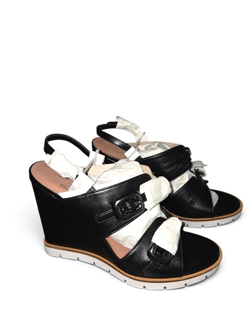 Linea Paolo Elvie Slingback Wedge Sandals